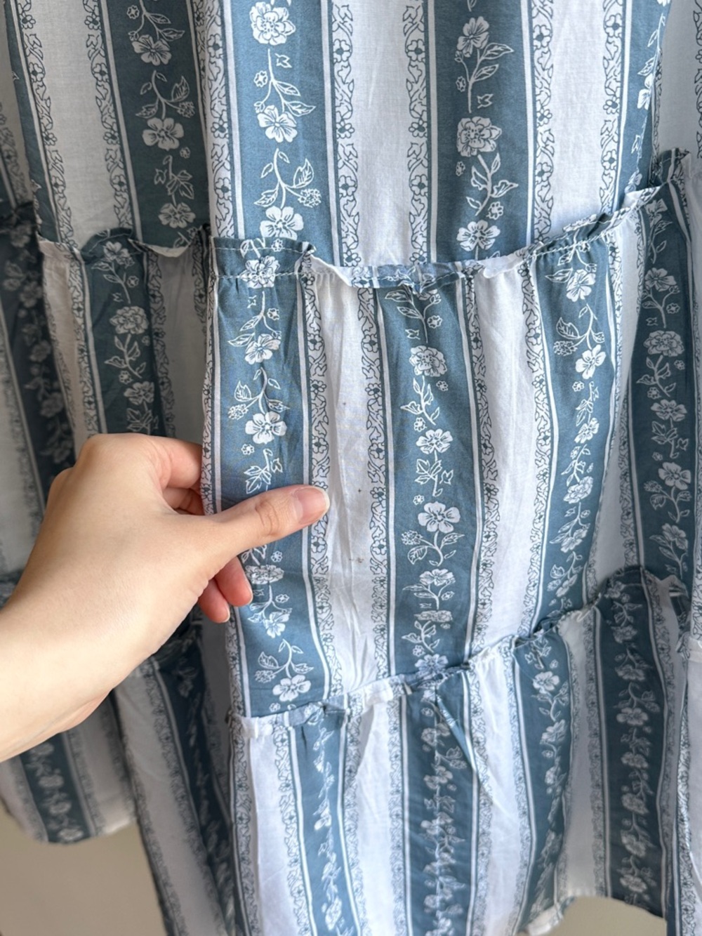 J. Crew Blue and White Striped Midi Dress - Picture 16 of 16